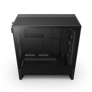 Kasa Nzxt H5 Flow(2024) Black Rgb Tempered Glass Usb 3.2 Atx Mid Tower