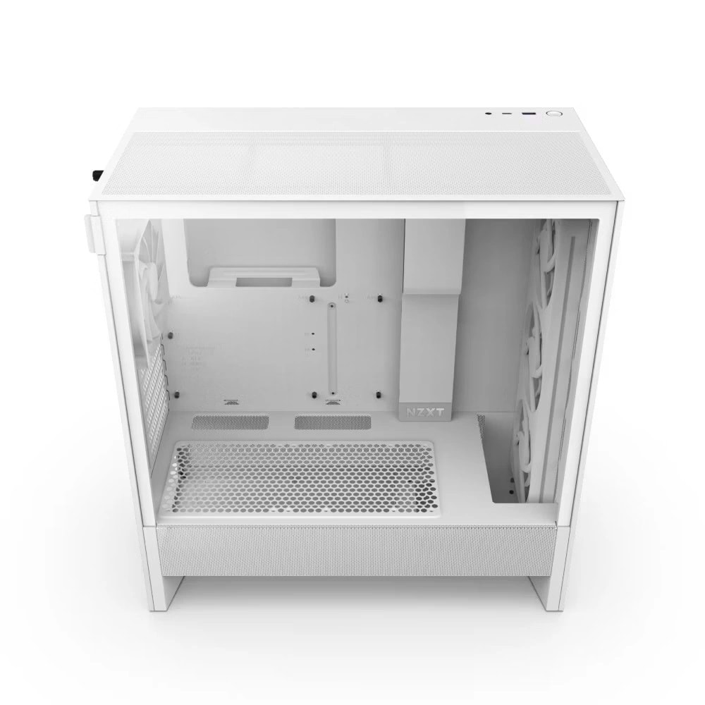 KASA NZXT H5 Flow(2024) White RGB Tempered Glass USB 3.2 Atx Mid Tower