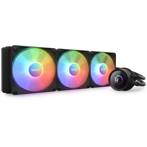 Nzxt Kraken 360 Black Rgb Aıo Lcd Display 360Mm Sıvı Soğutucu 1700/Am5