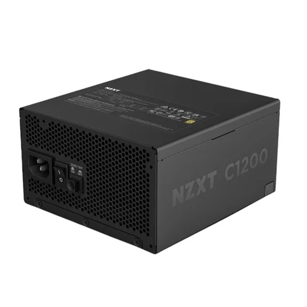 Power Supply Nzxt 1200W C1200 Black 80+ Gold Tam Modüler Pcıe 5.0 Atx