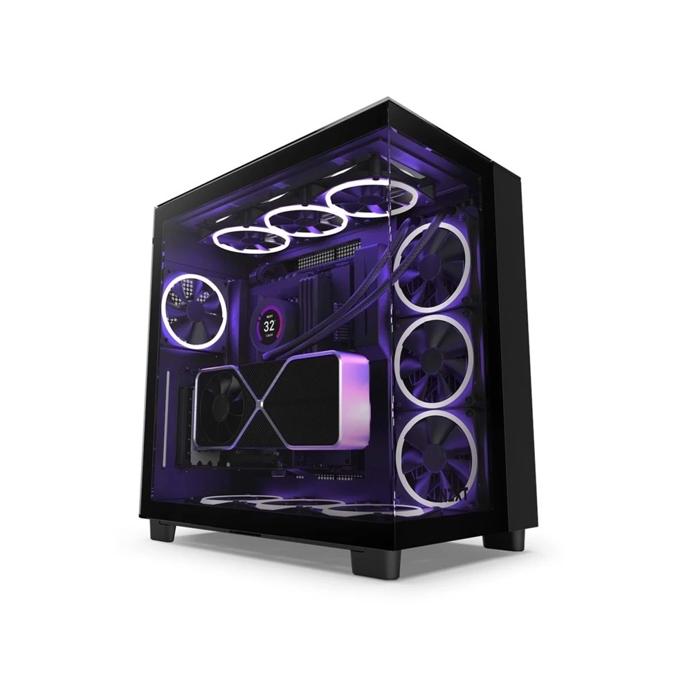 Kasa Nzxt H9 Elite Black RGB Tempered Glass USB 3.2 Atx Mid Tower
