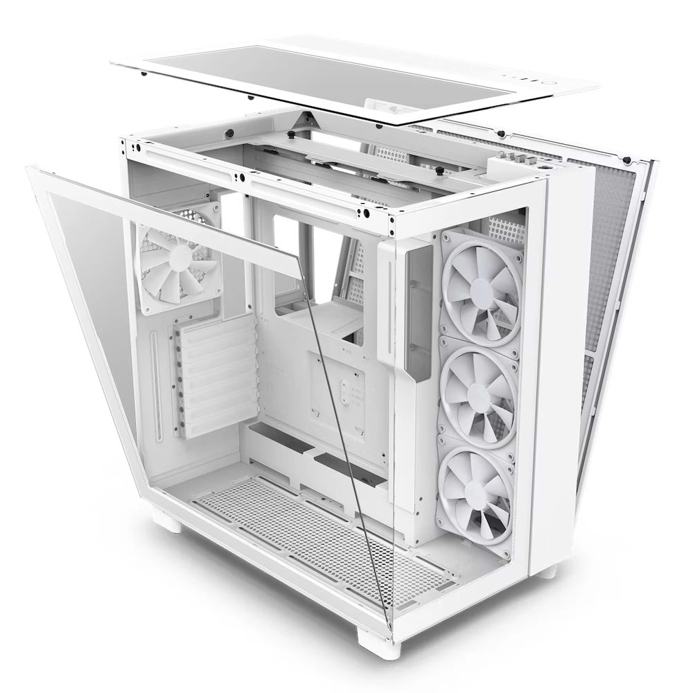 Kasa Nzxt H9 Elite White RGB Tempered Glass USB 3.2 Atx Mid Tower