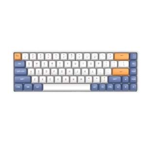 KLAVYE AIGO A68 Mavi Mekanik Red Switch Kablosuz Us Layout