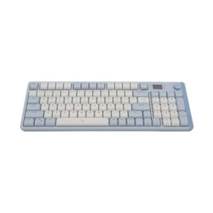 KLAVYE AIGO S99 RGB Mavi/Beyaz Mekanik RED Switch Kablosuz Us Layout