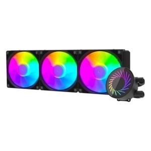 İŞLEMCİ FANI AIGO DCS360 360mm ARGB Siyah Sıvı Soğutma 1700/AM5 1851
