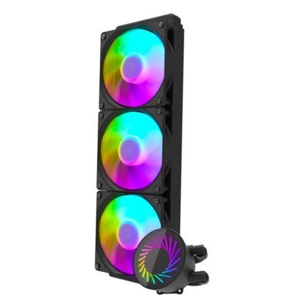 İŞLEMCİ FANI AIGO DCS360 360mm ARGB Siyah Sıvı Soğutma 1700/AM5 1851