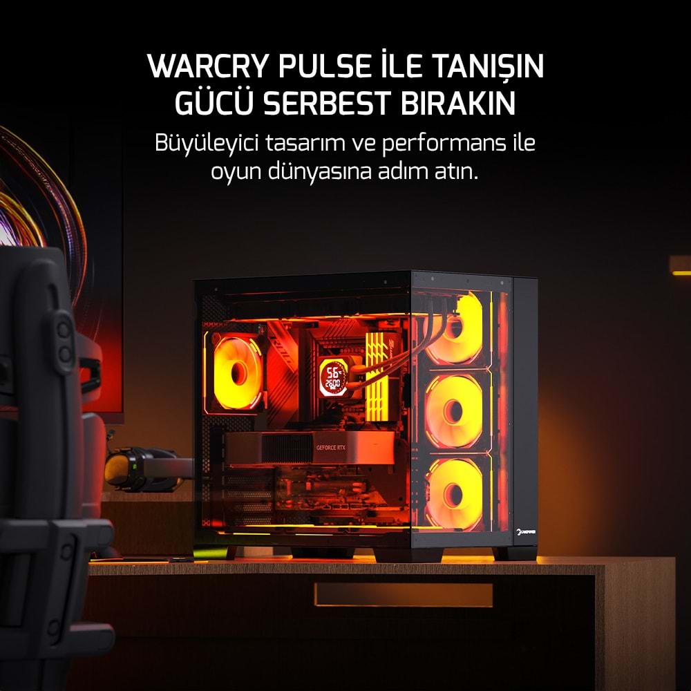 Kasa Gamepower Warcry Pulse 4x12cm FAN ARGB 750w Psu