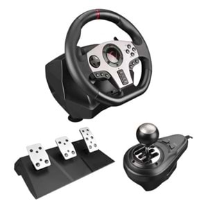 Rampage V902 Gaming Oyuncu Pedal /Vites /Direksiyon Seti Pc Uyumlu