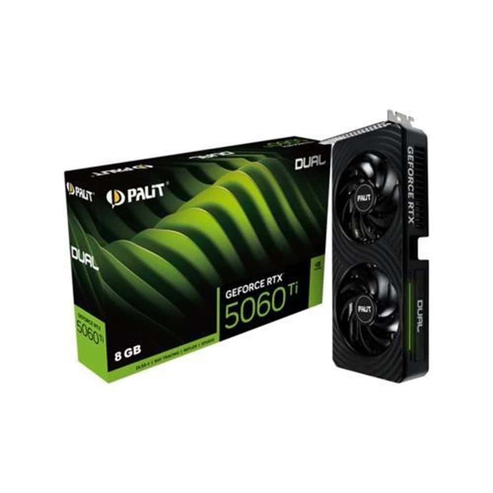 Ekran Kartı Palit RTX5060 Dual 8GB 128Bit GDDR7