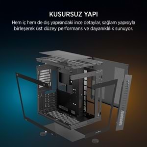 KASA James Donkey Stark S800 4xARGB Temperli Cam 650W 80+ Bronze ATX S