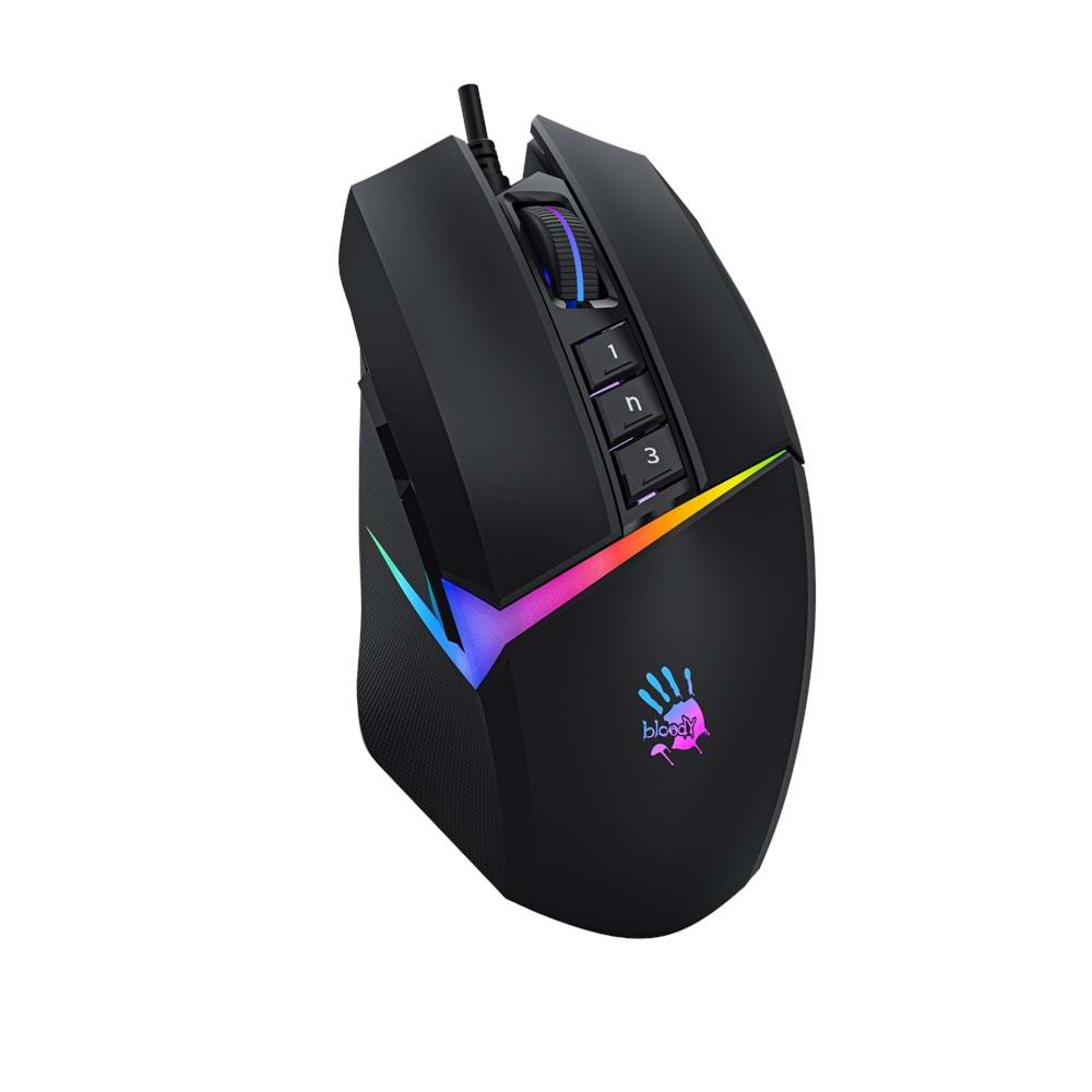 Bloody W60 Max S.Black 10K Cpi Opt.Rgb-Uc3&4 Aktif