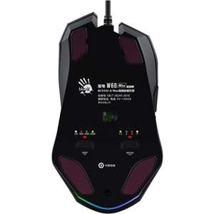Bloody W60 Max S.Black 10K Cpi Opt.Rgb-Uc3&4 Aktif