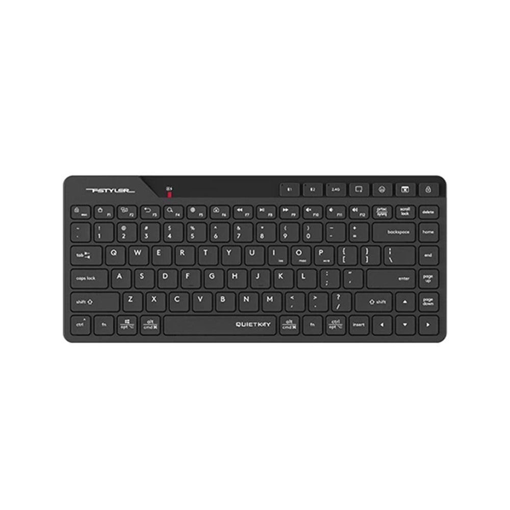 A4Tech FBK26C AS Bluetooth & 2.4G Wireless Mini Keyboard Siyah