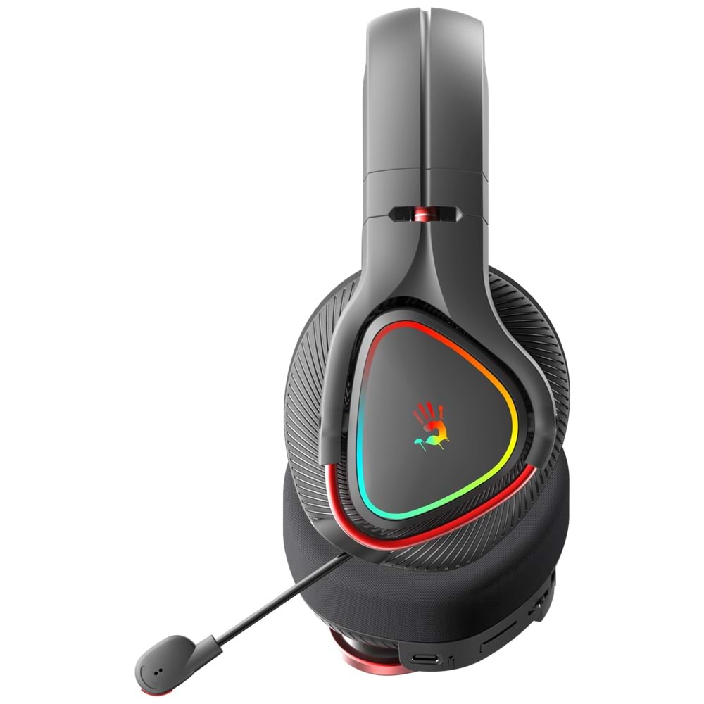 Bloody Mr720 Siyah Şarjlı Rgb Kulaklık-Bt&2.4G&3.5Mm