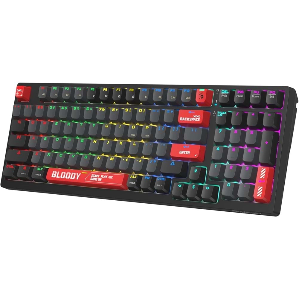 Bloody Ws98 Bloody Black-Bmls Red Plus Switch