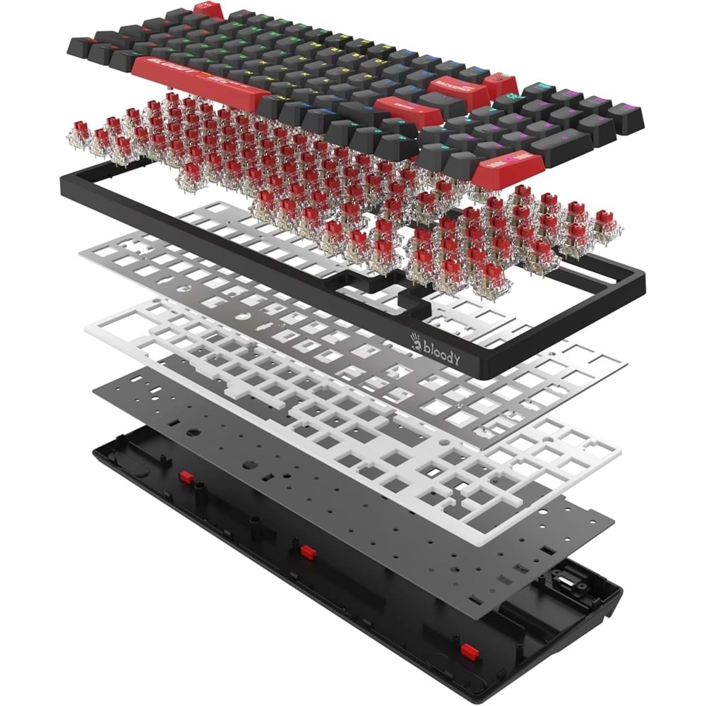 Bloody Ws98 Bloody Black-Bmls Red Plus Switch
