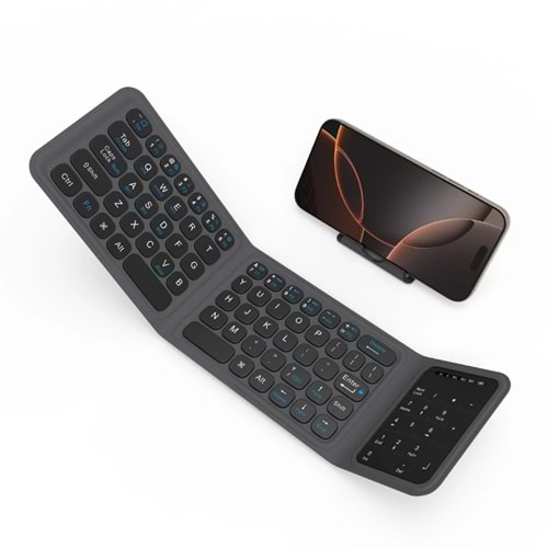 Wiwu Foldable Wireless Keyboard Fmk-05 Grey US Layout