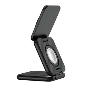 Wiwu W035 3 in 1 Wireless Charger Black