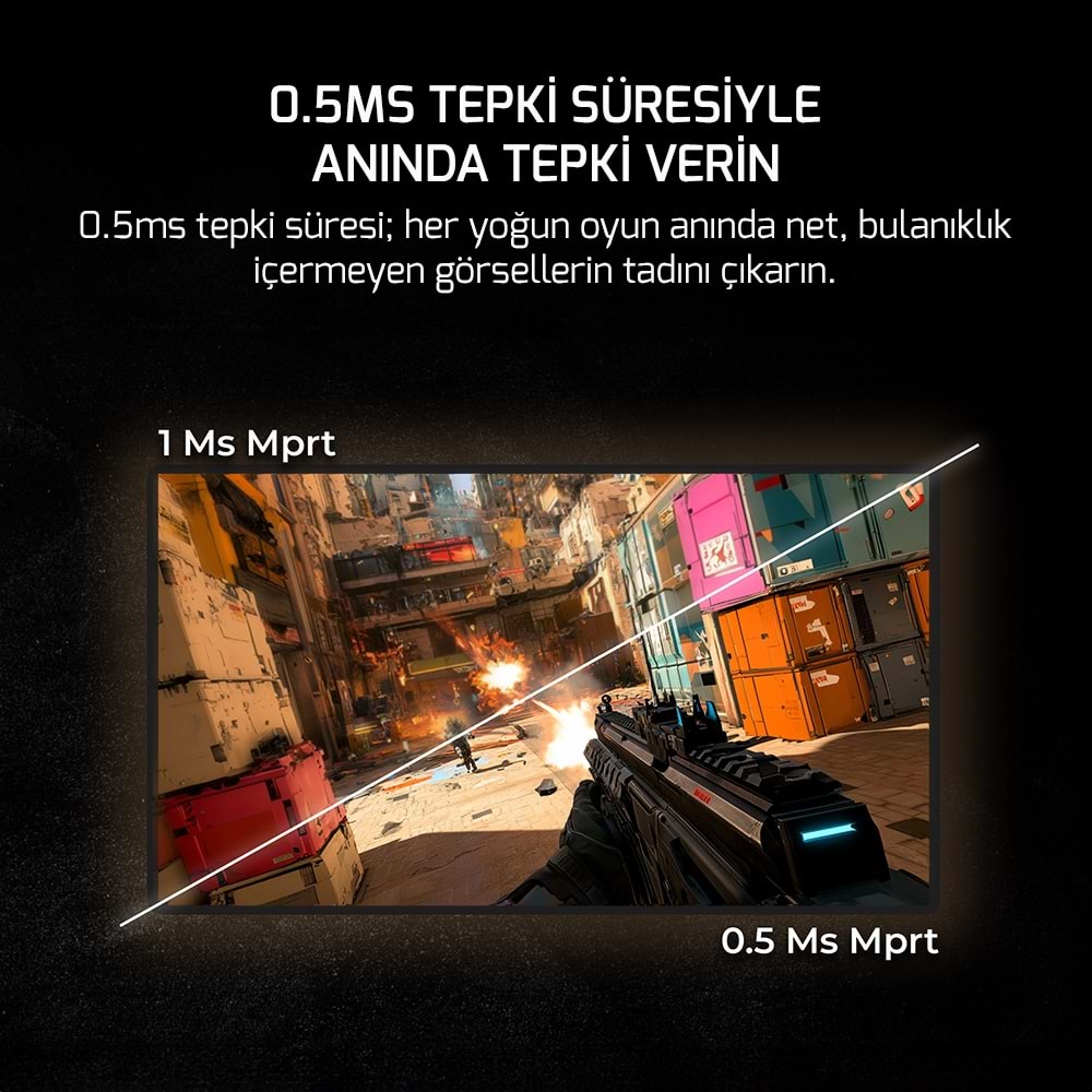GamePower Lucid S60 27'' 0.5ms 540Hz Flat Fast IPS FHD RGB Pivot Speak