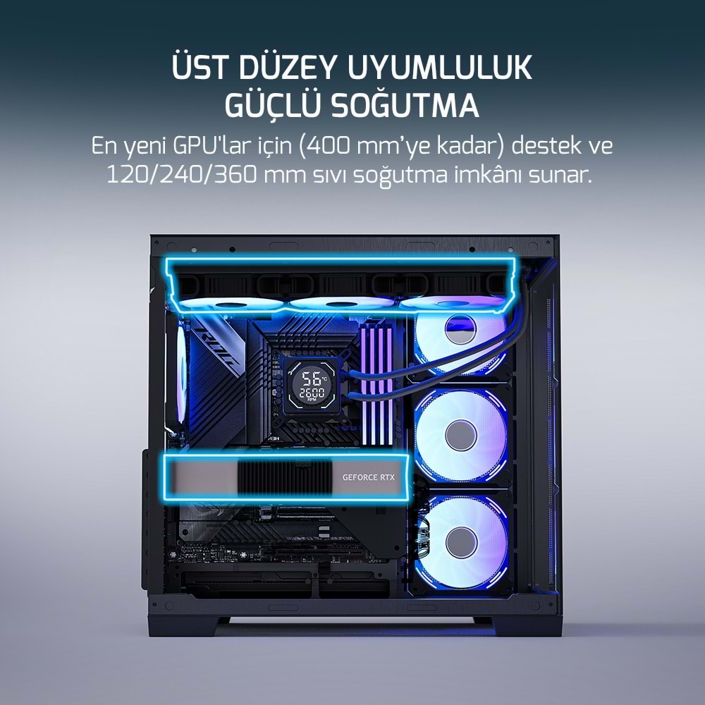 Kasa Gamepower Warcry Pulse 4x12cm FAN ARGB 650w Psu