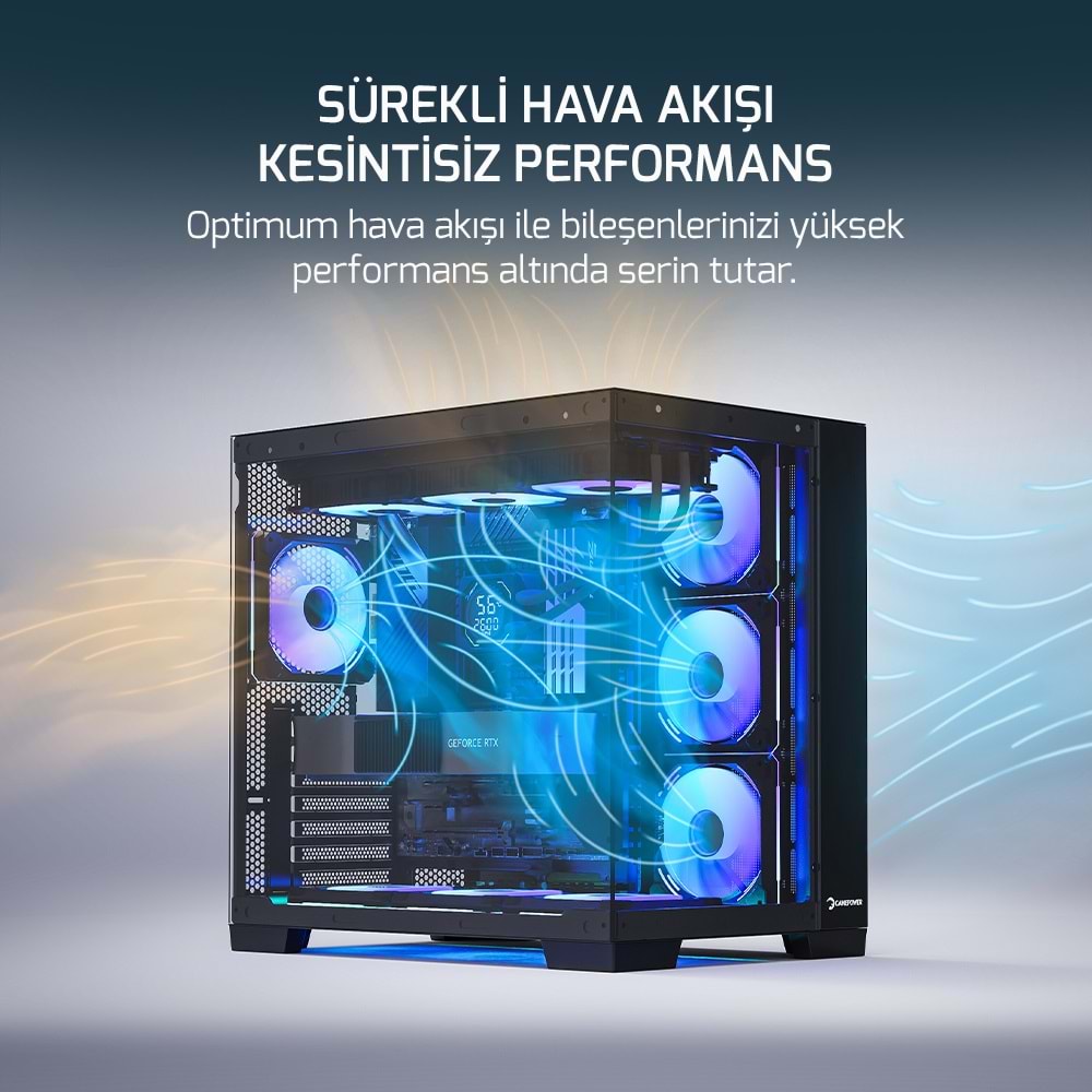 Kasa Gamepower Warcry Pulse 4x12cm FAN ARGB 650w Psu