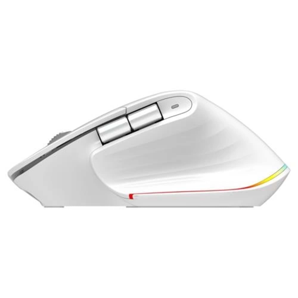 Everest SMW-178 Handy 2in1 Bluetooth+ 2.4Ghz 4000 DPI RGB Mouse Beyaz