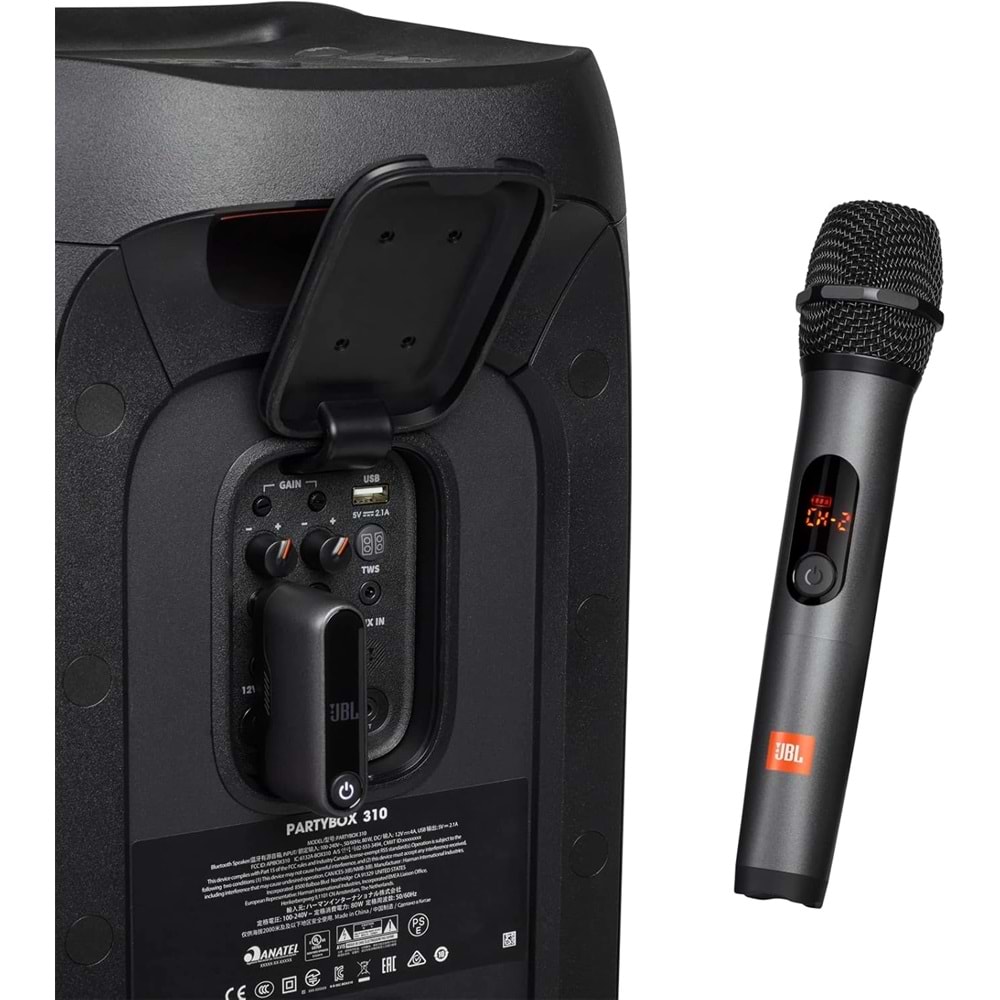 Mikrofon JBL PartyBox Wireless Mic 2 adet