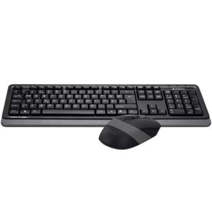 KABLOSUZ KLAVYEMOUSE A4TECH FG1010 F GRİ TR LAYOUT