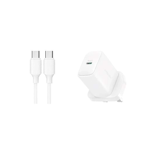 Adaptör Joyroom JR-TCF20T Type-C 20W + Type c Kablo Fast Charger
