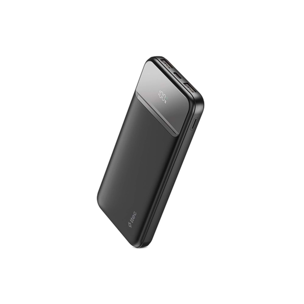 TTEC 2BB233S ReCharger LCD 10.000 mAh PD 20W Siyah