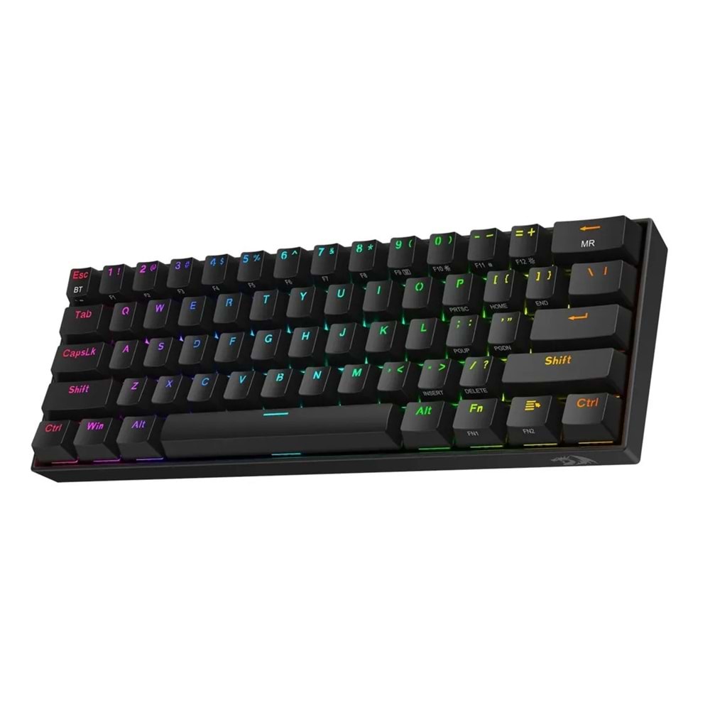 Klavye Redragon K530 Draconic Pro Black Brown Switch Kablosuz TrLayout