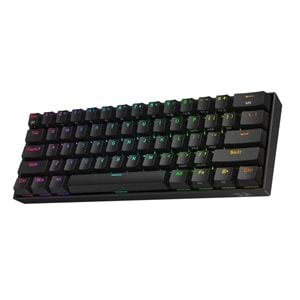 Klavye Redragon K530 Draconic Pro Black Brown Switch Kablosuz TrLayout