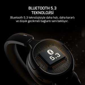 GamePower Aero Ultra Siyah Triple Mode Kablosuz/Bluetooth/2.4G Gaming