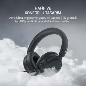 GamePower Aero Ultra Siyah Triple Mode Kablosuz/Bluetooth/2.4G Gaming