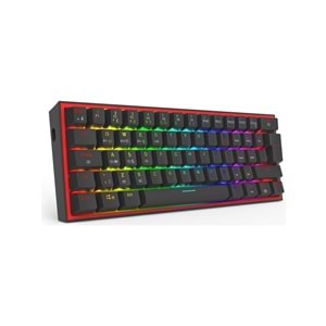 Redragon K616 Fizz Pro RGB Red Switch Kablosuz Siyah Compact Tr Layout