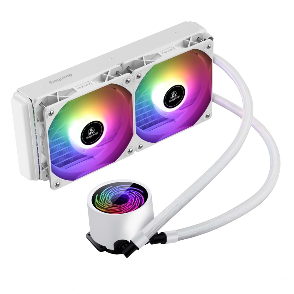 Sıvı Soğutma Segotep BeVere 240 ARGB Beyaz Am5/1700p