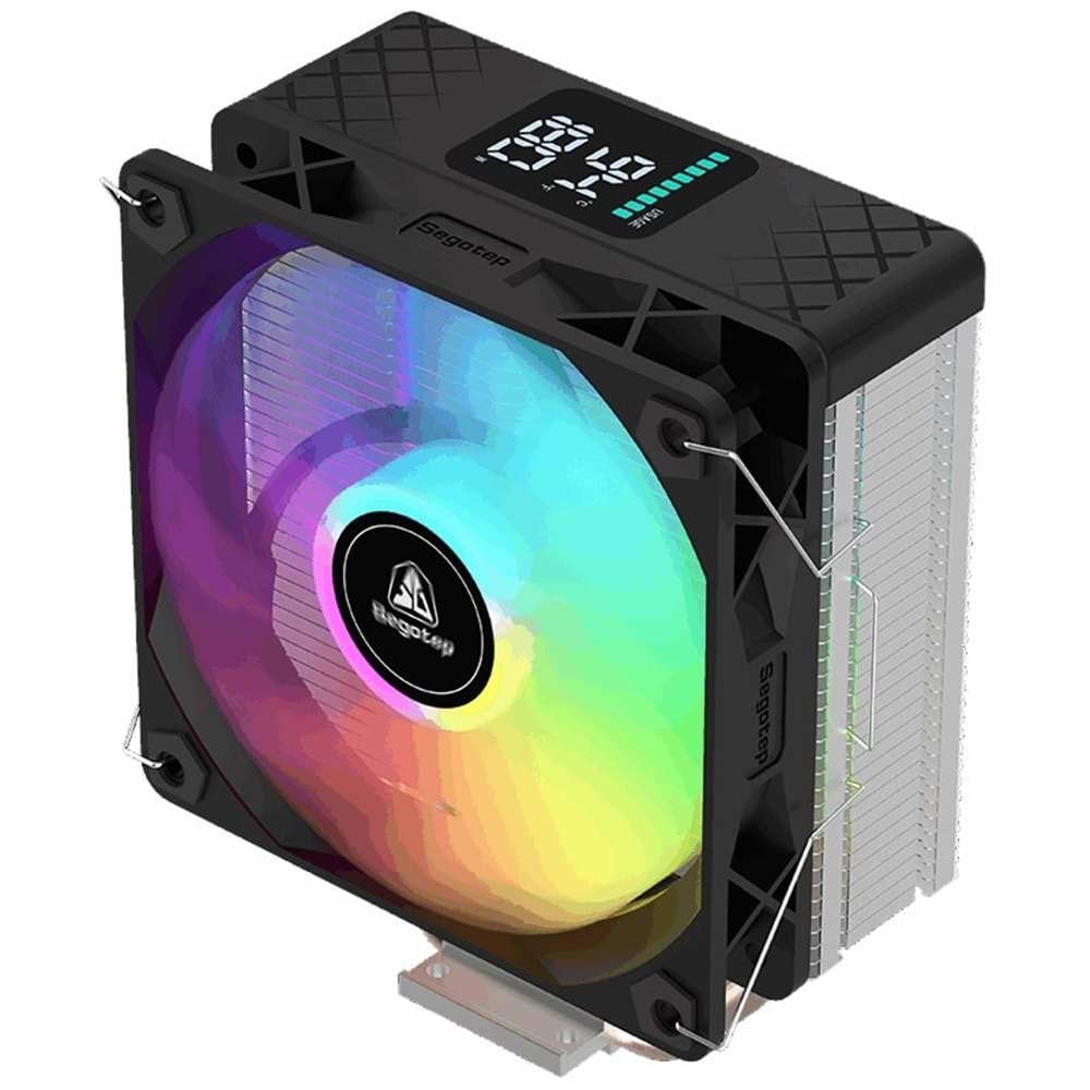 İşlemci Fanı SEGOTEP FI4 120mm RGB LGA1700/AM5 Hava Soğutucu