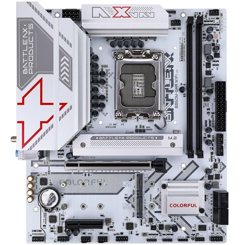 Anakart Colorful Battle-AX B860M-Gha Wifi V20 DDR5 7600MHz mATX