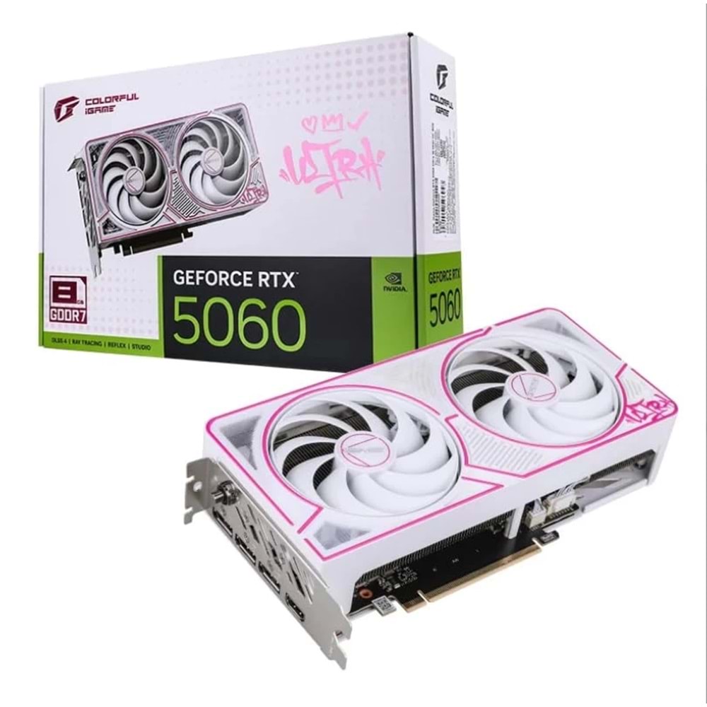 Ekran Kartı Colorful iGame RTX5060 Ultra 8GB GDDR7 128Bit W D