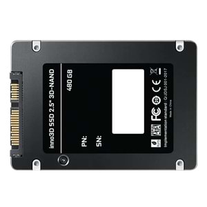 Ssd Inno3D 480Gb 3D-Nand 510/480Mb/s Sata