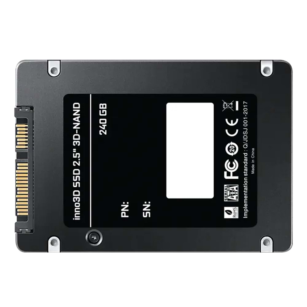 Ssd Inno3D 240Gb 3D-Nand 520/460Mb/s Sata