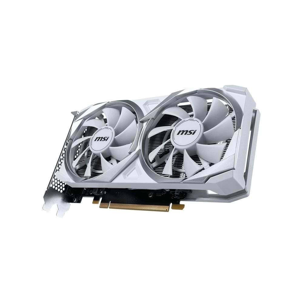 Ekran Kartı Msi GeForce RTX3050 Ventus 2X XS 8G OC GDDR6 128bit Beyaz