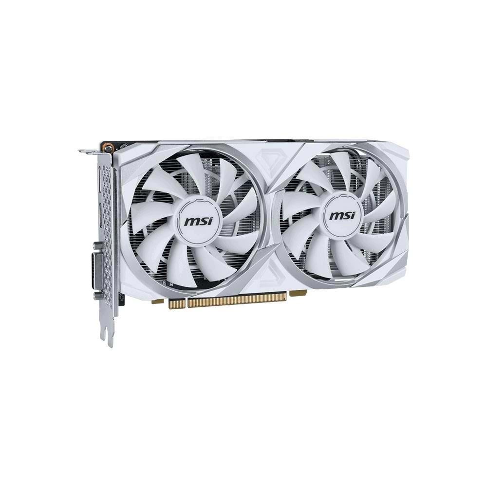 Ekran Kartı Msi GeForce RTX3050 Ventus 2X XS 8G OC GDDR6 128bit Beyaz