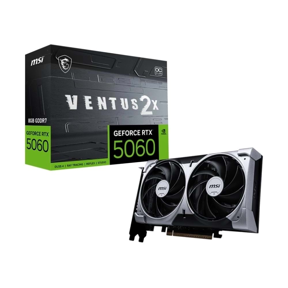 Ekran Kartı Msi Geforce Rtx 5060 8G Ventus 2X Oc 128Bit