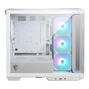 Kasa Msi Pano M100R Pz Beyaz 4X120Mm Argb Micro Atx Gaming