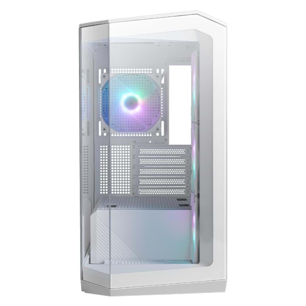 Kasa Msi Pano M100R Pz Beyaz 4X120Mm Argb Micro Atx Gaming