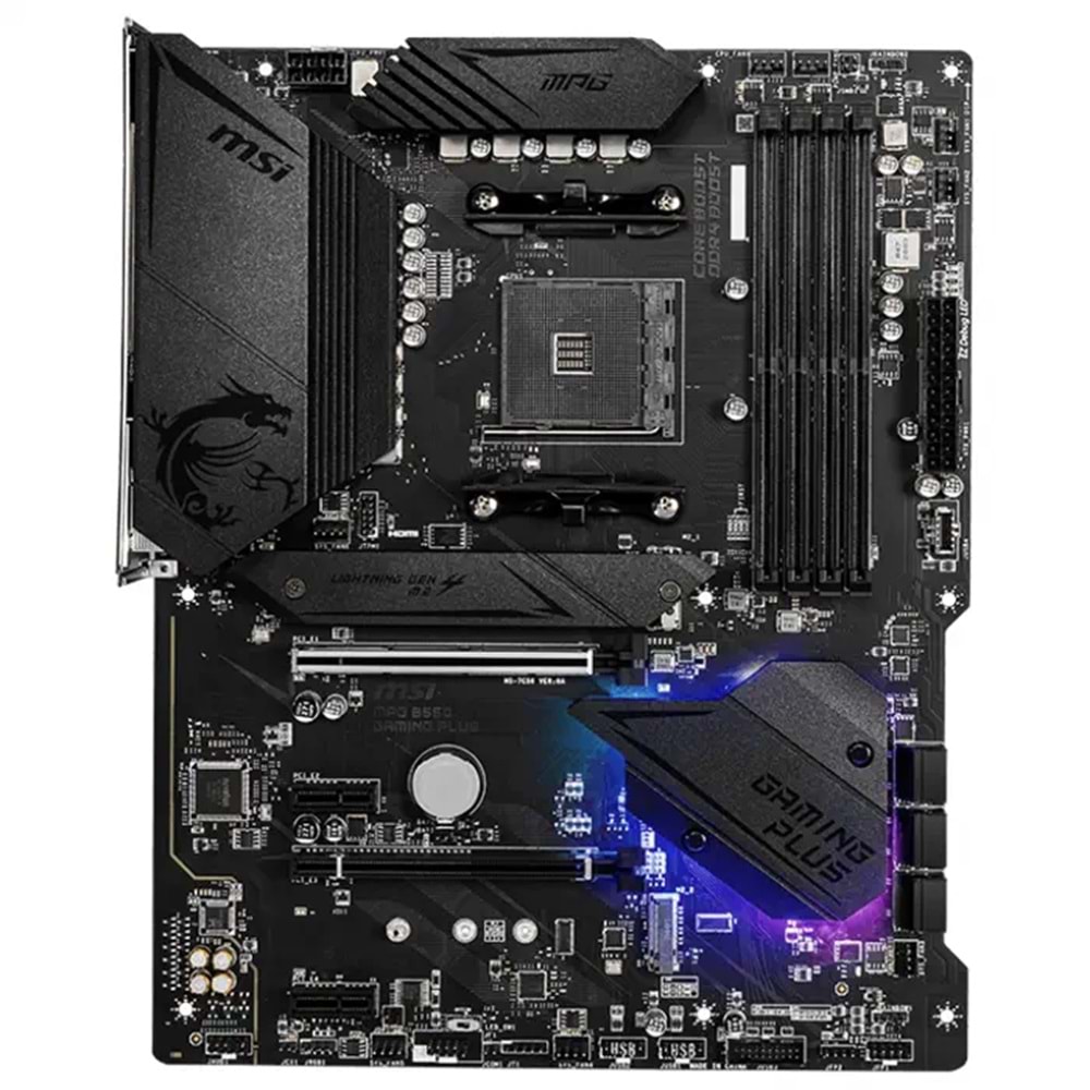 Anakart Msi Mpg B550 Gaming Plus Ddr4 4400(Oc)Mhz Atx Am4
