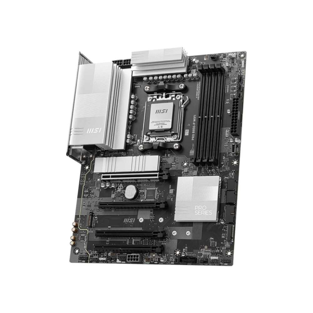 Anakart Msi Pro B850-P Wifi Am5 Ddr5 8200+(Oc)Mhz Atx