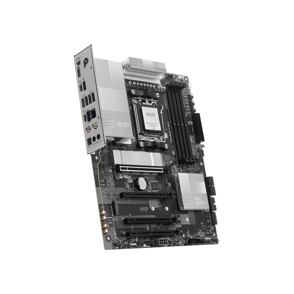Anakart Msi Pro B850-P Wifi Am5 Ddr5 8200+(Oc)Mhz Atx