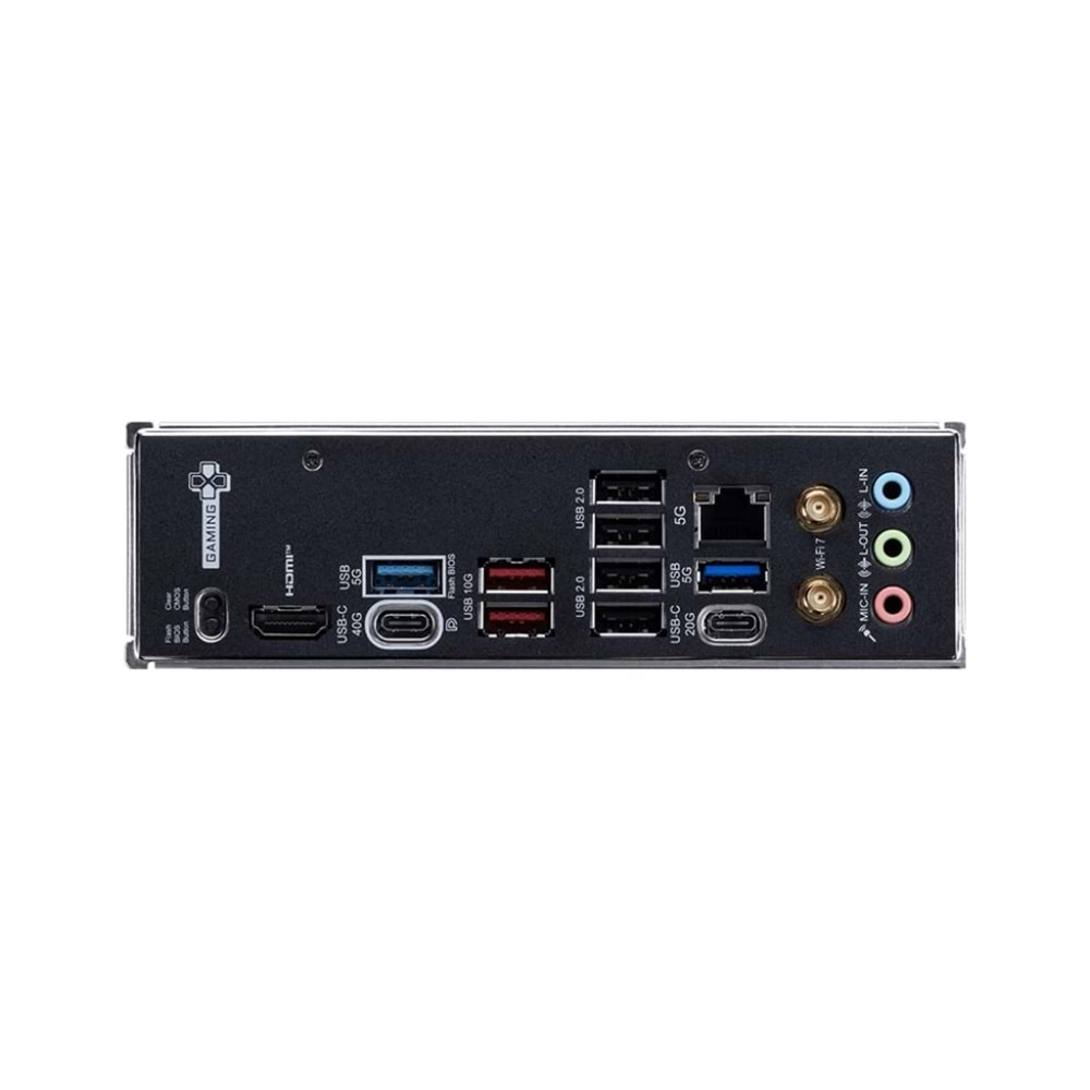 Anakart Msi Gaming Plus X870E Wifi Ddr5 8200+(Oc)Mhz AM5 Atx
